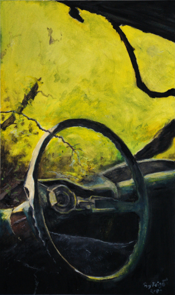 Farewell Ride - Ray Perigo - Oil Pastel