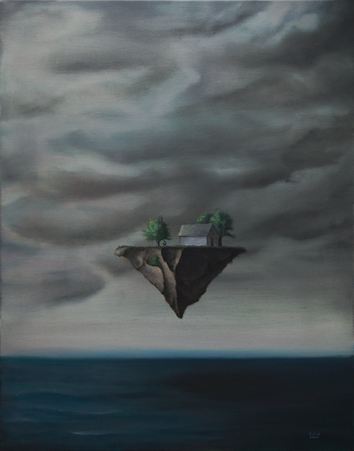 Landlocked - Ray Perigo - Oils on canvas