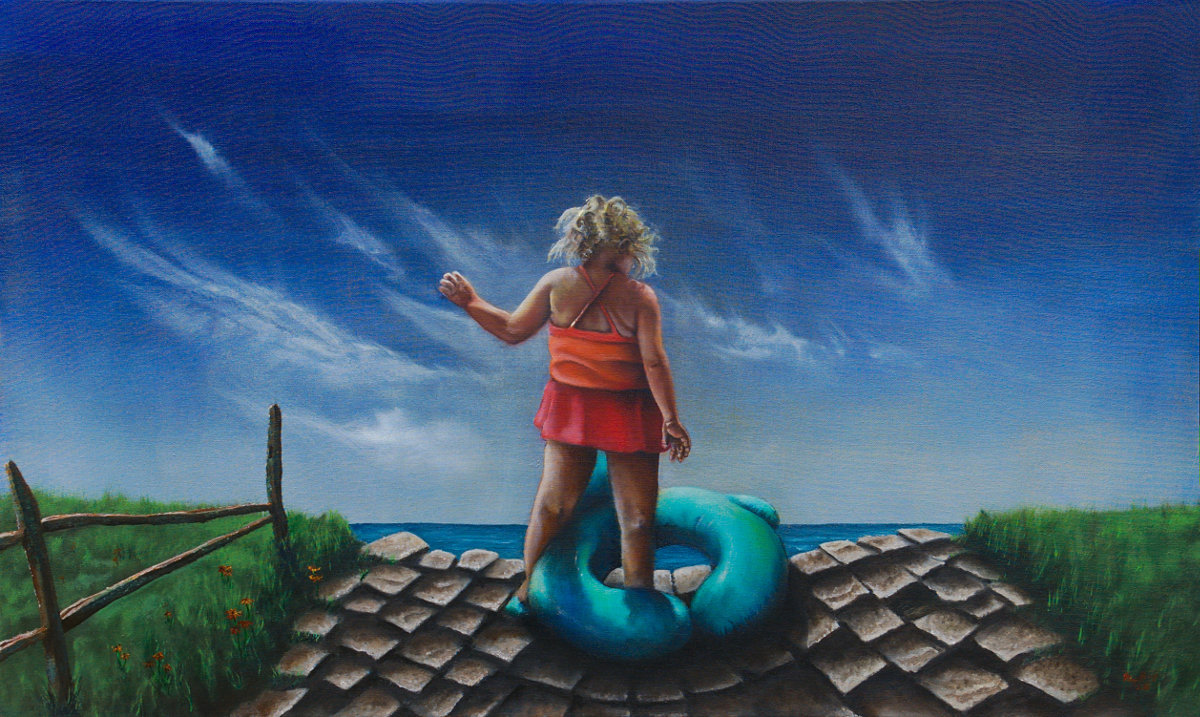 Watch Your Step, Kid - Ray Perigo - Oils